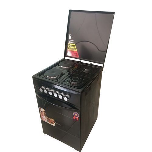 Blueflame 2Gas + 2 Electric 50x50 Auto Ignition Cooker - Black