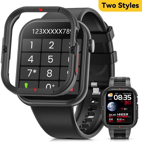 1.85-inch Men's And Women's , IP67 Water Resistant  Smartwatch 1pc With Activity Fitness Tracking Pedometer