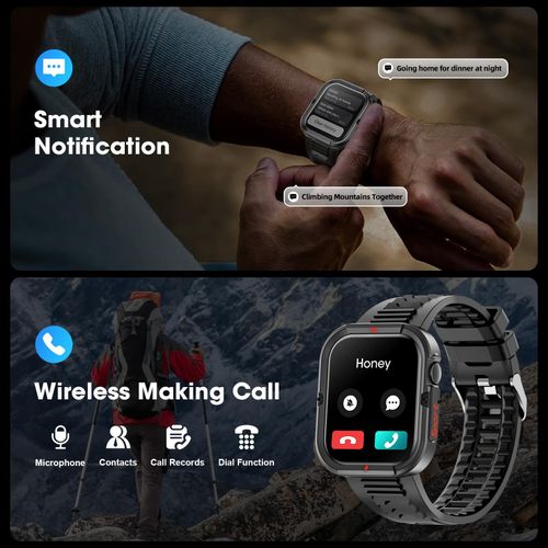 1.85-inch Men's And Women's , IP67 Water Resistant  Smartwatch 1pc With Activity Fitness Tracking Pedometer