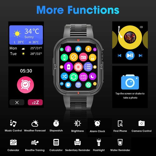 1.85-inch Men's And Women's , IP67 Water Resistant  Smartwatch 1pc With Activity Fitness Tracking Pedometer