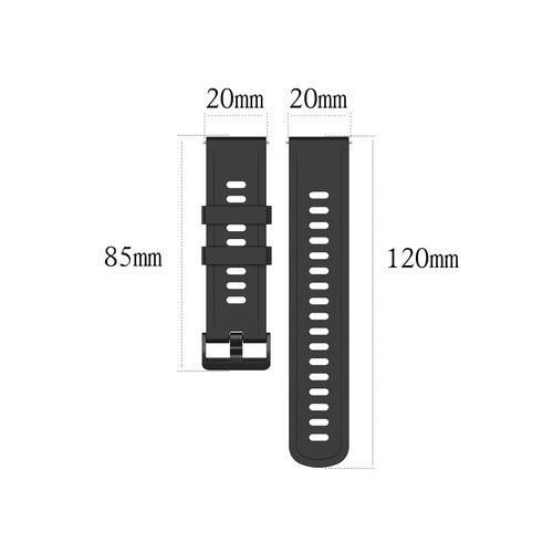 20mm silicone strap for Oraimo SmartWatchhuaweisamsung watch band