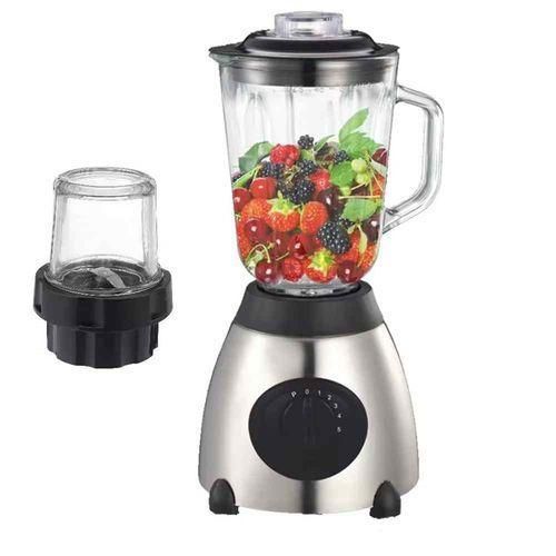 Couronne 2 IN 1 Stainless Steel High Speed Electric Blender 1.5 L - Silver.