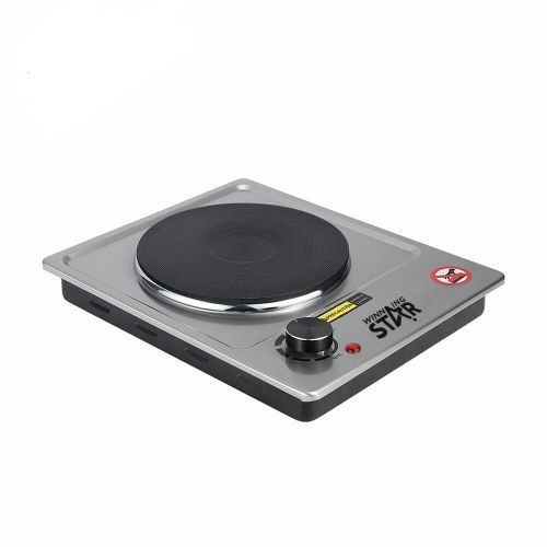 Winningstar Portable Electric Stove Single Burner Hot Plate - Silver