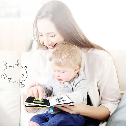 Newborn Baby Soft Cloth Books Number Cognition Educational