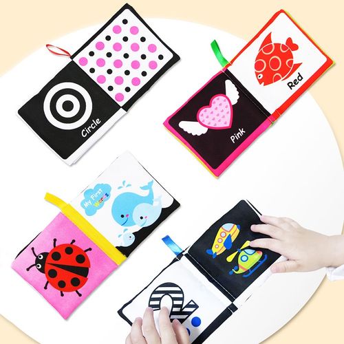 Newborn Baby Soft Cloth Books Number Cognition Educational