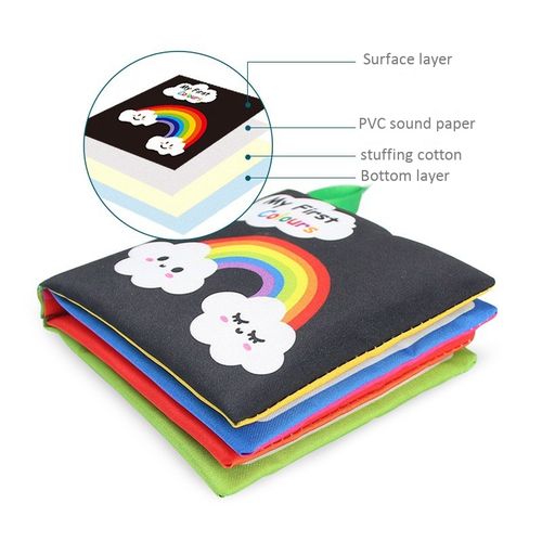 Newborn Baby Soft Cloth Books Number Cognition Educational