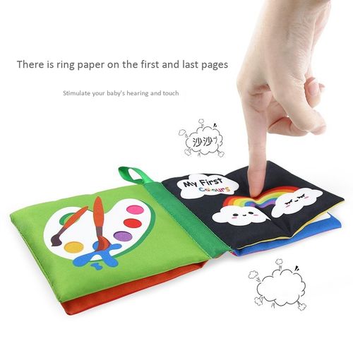 Newborn Baby Soft Cloth Books Number Cognition Educational