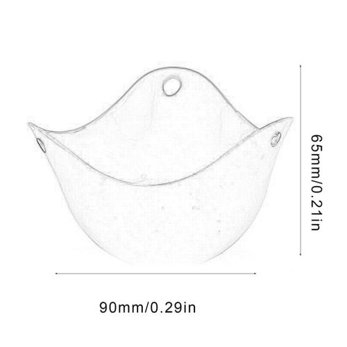 Silicone Poacher Mould Kitchen Cook Cookware Poached Baking Egg Cup Cooker red