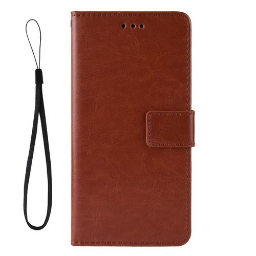 For ZTE RED MAGIC 8 Pro Phone Case Nubia Red Magic 8S Pro Flip Leather Case Crazy Horse Pattern