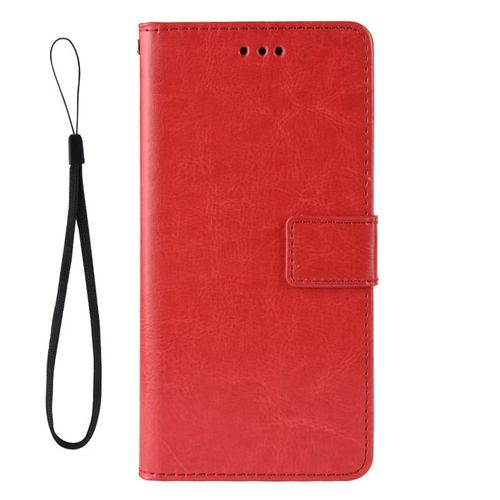 For ZTE RED MAGIC 8 Pro Phone Case Nubia Red Magic 8S Pro Flip Leather Case Crazy Horse Pattern