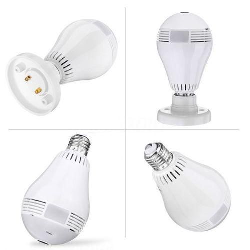 P2P IP Camera Software Download Light Bulb Camera Outdoor IP Camera - White