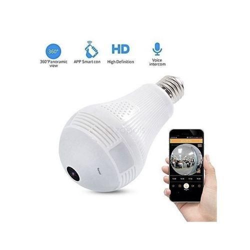 P2P IP Camera Software Download Light Bulb Camera Outdoor IP Camera - White
