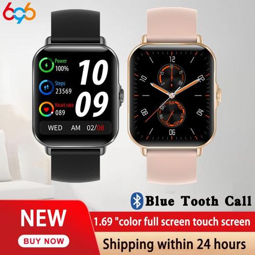 2022 New Blue Tooth Call Smart Watch Men 1.69 Inch Sreen Real-Time Heart Rate Monitoring Gts 3 Women Smartwatch For Android Ios