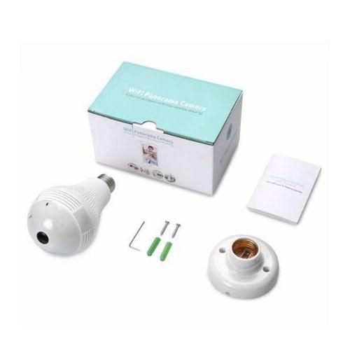 P2P IP Camera Software Download Light Bulb Camera Outdoor IP Camera - White