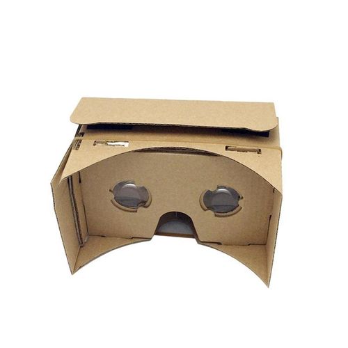 DIY Cardboard for Google Virtual Reality Glasses with 3D Optical Lens Box Fits Mobile Phones and Models Between 3.5-6.0 Compact