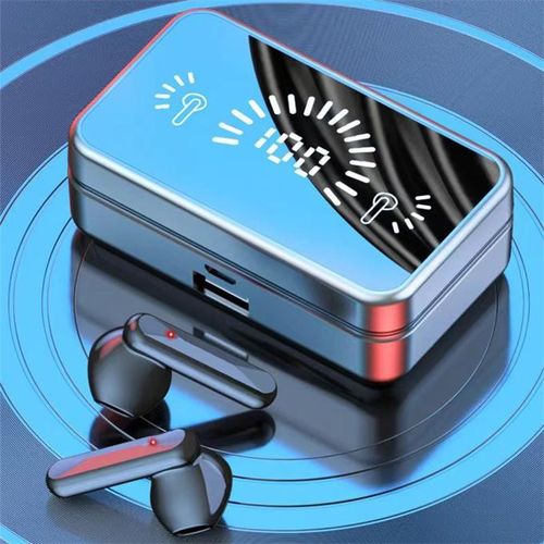 Wireless Bluetooth HIFI Headphones Stereo Fingerprint Touch Earbud Sensor