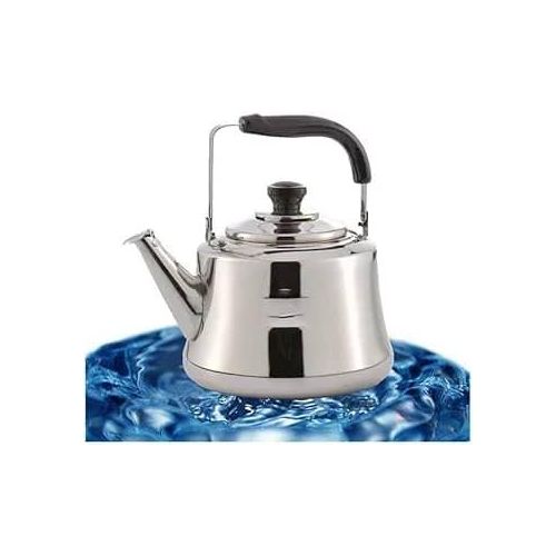 1 Liter Stainless Steel Whistling Kettle With Filter-Multicolour