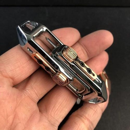 Magnetic Double Push Egg Fidget Spinner Metal Decompression Crisp Sound Push Slider Stress Relief Rotating Push Block Toy
