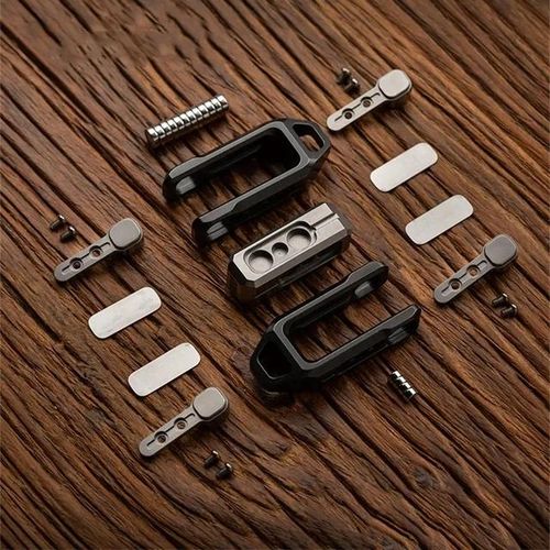 Magnetic Double Push Egg Fidget Spinner Metal Decompression Crisp Sound Push Slider Stress Relief Rotating Push Block Toy