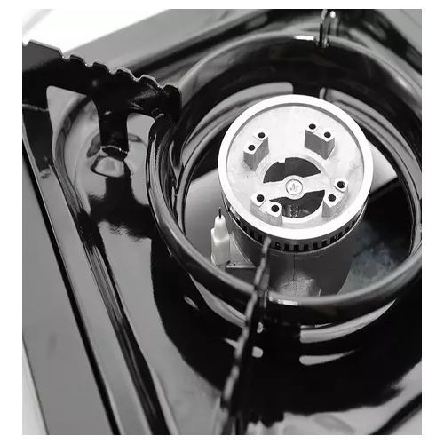 Travel Portable Gas Stove With Small Gas Cylinder - Black