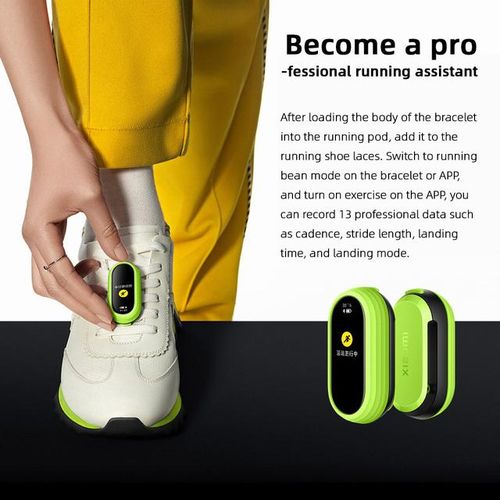 Para Mi Band 8 Running Pod Ciclismo Zapato De Asistente Profesional Se Convierte En Encaje Cadencia Longitud De Paso Tiempo De Aterrizaje Modo Valgus