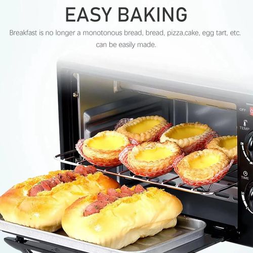 3 In 1 Breakfast Snakes Maker For Making Toasts Fries And Coffee Tea-Black -