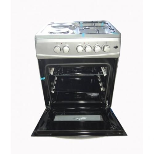 Besto 2Gas + 2Electric Auto Ignition Grill 60x60 Cooker ,Silver