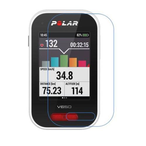 3pcs Pet Clear Protective Film Guard For Polar V650 Gps Bike Cycling Computer Bycicle Riding Sport Screen Protector Full Cover