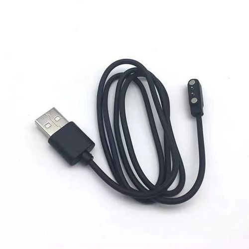 Longer Softer Emergency Backup 2pin Magnetic Charger Cable Wire For Smart Watch Bracelet 2 Pin Distance 2.84mm 4mm Data Cables