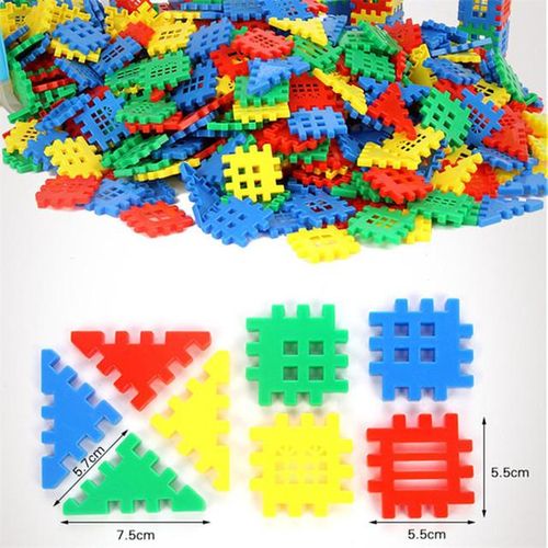 100/140Pcs Plastic Building Blocks Toy DIY Toy Large Particles Creative Assemble Bricks House Blocks Kids Education Toy