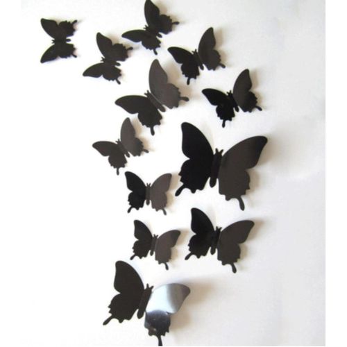 12pcs/set Butterfly Wall Stickers 3D Butterflies
