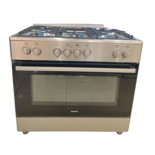 Kenwood 90/60cms Cooker 5 Gas Burners with Electric Oven & Grill GCE90(1 YR WRTY)