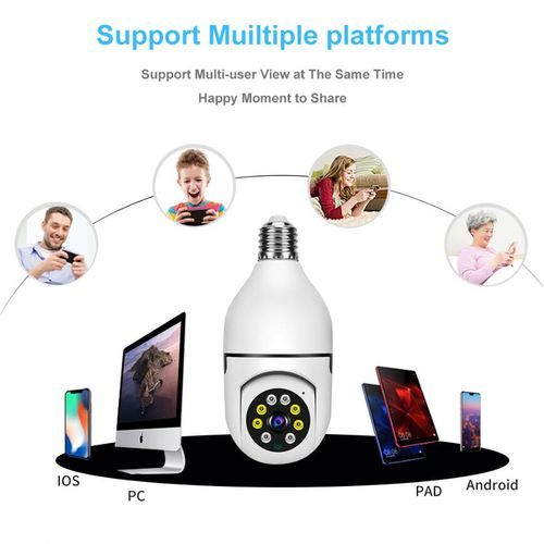 1080P HD WiFi IP Camera Indoor Wireless Security Camera With Two-Way Audio IR Auto Human Tracking Monitor