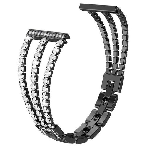 New Luxury Diamond Stainless Steel Bracelet For Fitbit Versa 3 Sense Band Replacement Woman Wristband Bling Versa 2 Lite Correa