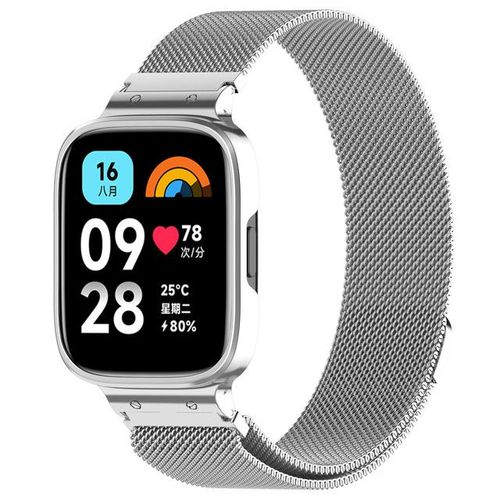 Loop Strap Metal Wrist Strap For Redmi Watch 3 Active Wristband Smartwatch Milan Magnetic Bracelet For Redmi Watch 3 Lite