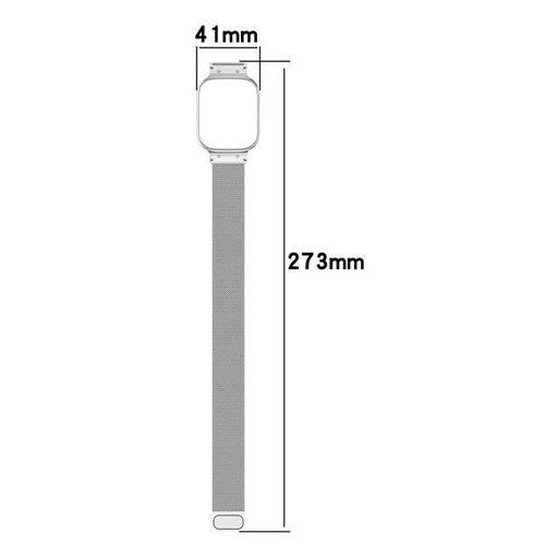 Loop Strap Metal Wrist Strap For Redmi Watch 3 Active Wristband Smartwatch Milan Magnetic Bracelet For Redmi Watch 3 Lite