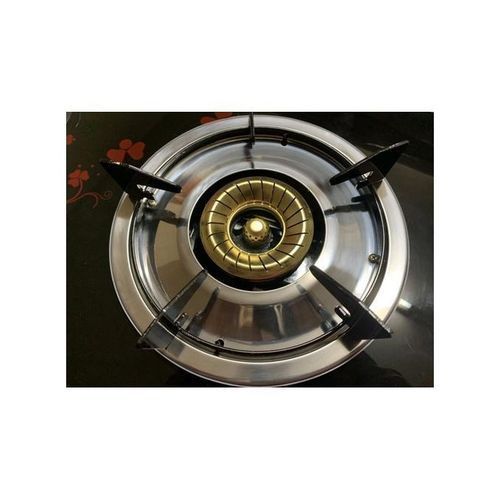 Global Star Gas Stove Cooker -Double Burner-Glass- Black
