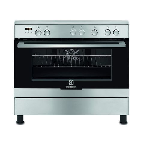 Electrolux 90cms 5Gas Burners & Electric Oven Cooker EKK925A0OX- Silver(1 YR WRTY)