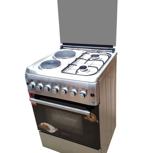 Blueflame 2Gas + 2Electric 60 / 60 S6022ERF Cooker - Inox Silver