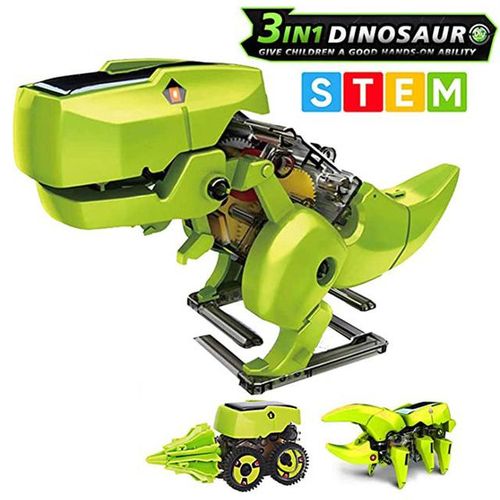 3 In 1 Solar Robot Kits Educational Toys STEM Technology Learning Block Spaceship Robotics Toy For Kids Children Gifts