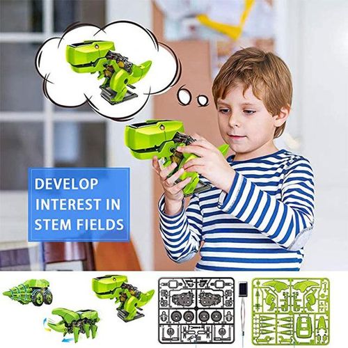 3 In 1 Solar Robot Kits Educational Toys STEM Technology Learning Block Spaceship Robotics Toy For Kids Children Gifts