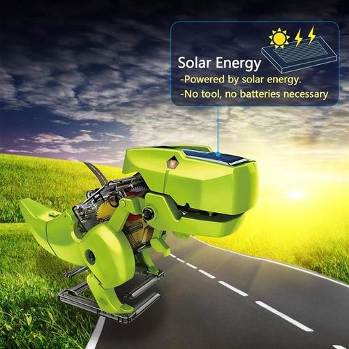 3 In 1 Solar Robot Kits Educational Toys STEM Technology Learning Block Spaceship Robotics Toy For Kids Children Gifts