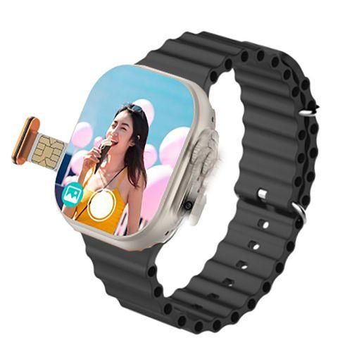 SIM card T83 pro smart watch with sim slot and wifi 4G Smart Watch 9 Ultra Video Call Card Fitness  Android Smartwatch