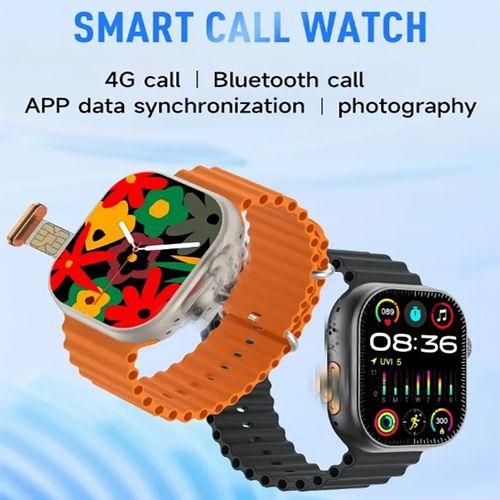 SIM card T83 pro smart watch with sim slot and wifi 4G Smart Watch 9 Ultra Video Call Card Fitness  Android Smartwatch