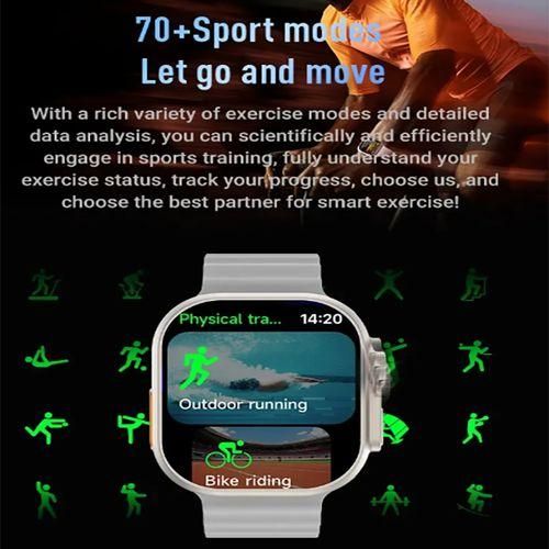 SIM card T83 pro smart watch with sim slot and wifi 4G Smart Watch 9 Ultra Video Call Card Fitness  Android Smartwatch