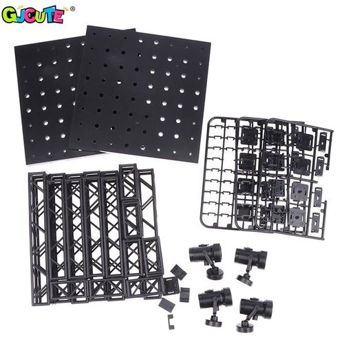 Hobby System Base Hangar Garage Display Stage Projection Lamp Action Figure Assembled Scene
