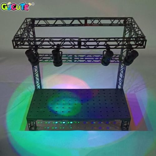 Hobby System Base Hangar Garage Display Stage Projection Lamp Action Figure Assembled Scene