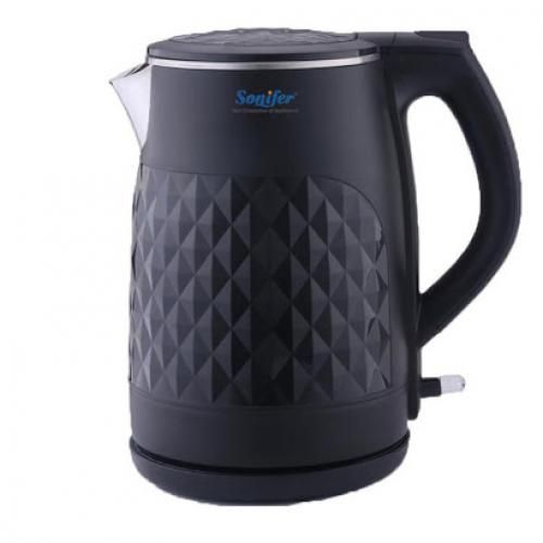 Sonifer 1.8 Litres Boiling Percolator Electric Kettle - Black