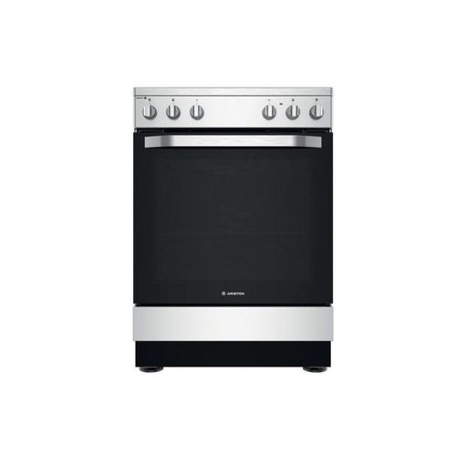 Ariston 60/60cms Cooker With 4 Gas Burners Gas Oven And Grill AS67G1MCX- Inox (1YR WRTY)