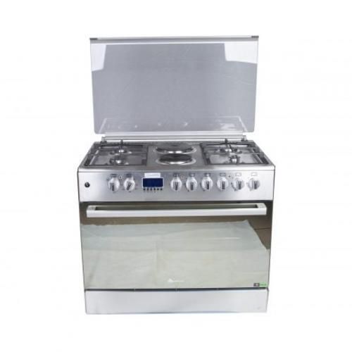 Blueflame 4 Gas + 2 Electric E9042ERF Diamond Series Cooker &ndash;  Silver